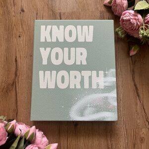 'Know Your Worth' By Angie Bellmare- The Daily Grind Planner - Coffee table book